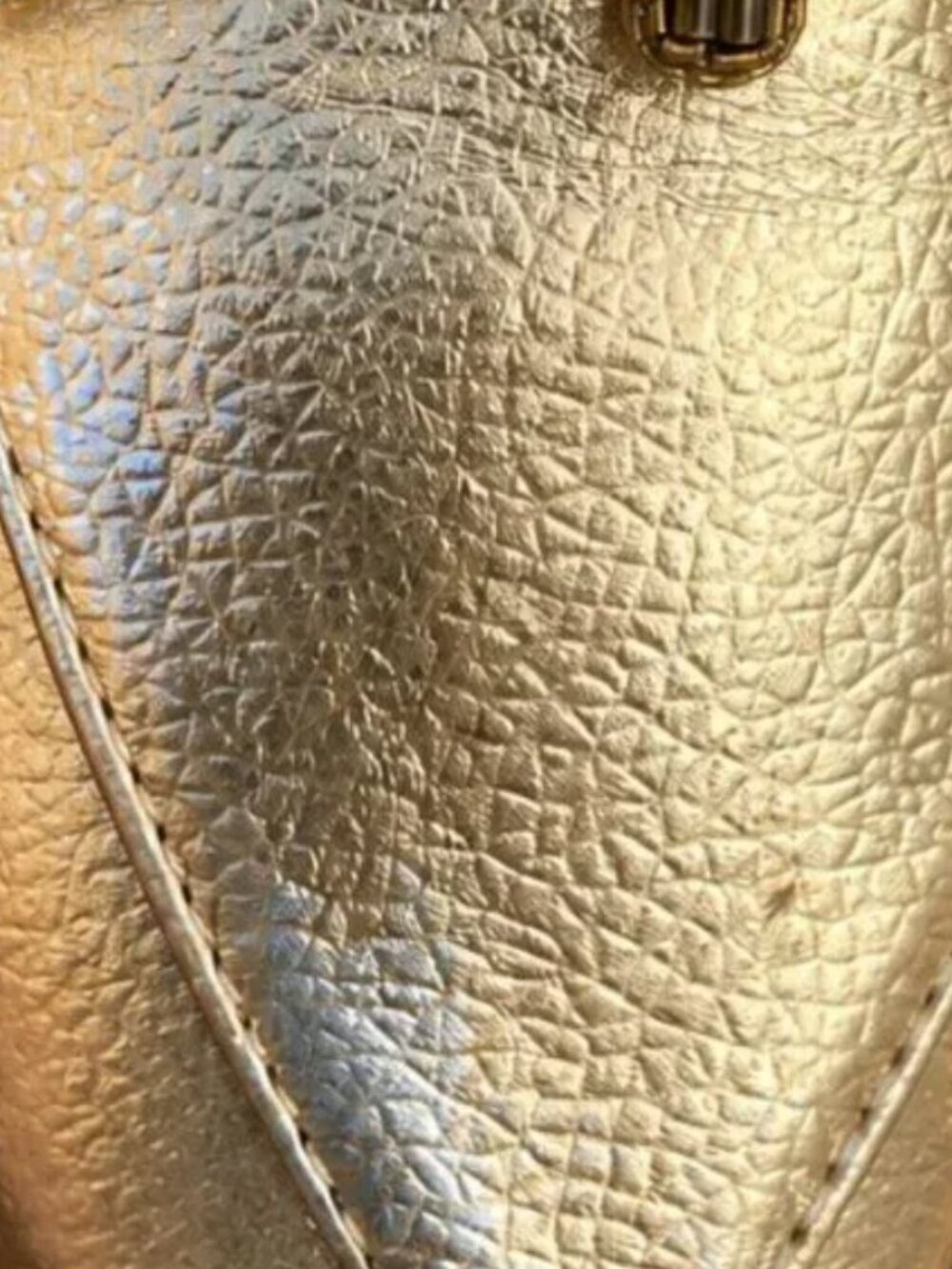 Boden Gold Metallic Embellished Pointed Toe Loafers Crystal Pearl Flats 39 8 - Picture 5 of 9